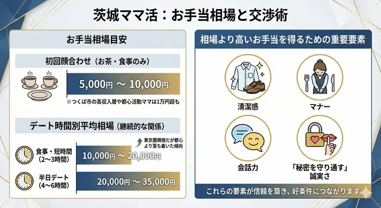 茨城のママ活の相場