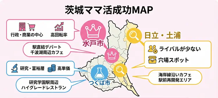 茨城のママ活成功マップ